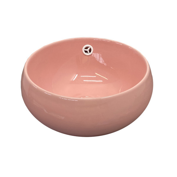 COMFORTY. Раковина детская COMFORTY 5004P (розовая), с донным клапаном