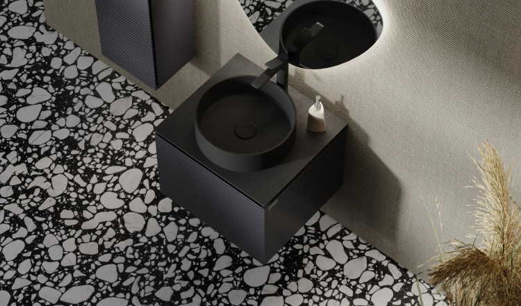 Тумба Stone 60 подвесная Белая