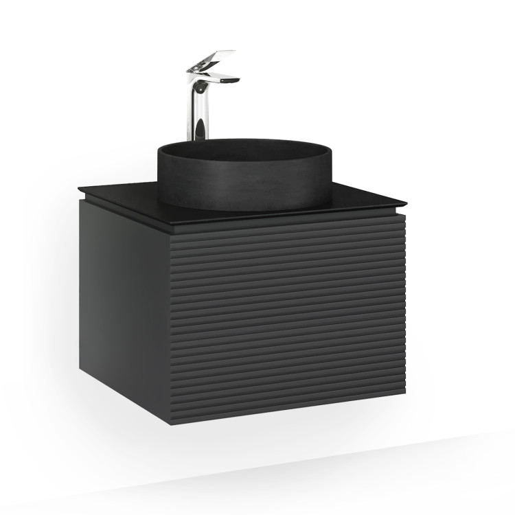 Тумба Stone 60 подвесная Белая