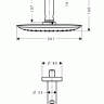 Верхний душ Hansgrohe PuraVida 39 27390000