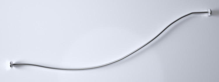 Карниз для ванны 1Marka Gracia 1700х1000 (хром)