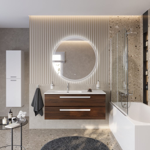 Керамическая раковина, чаша слева Cezares CZR-8095-120-L