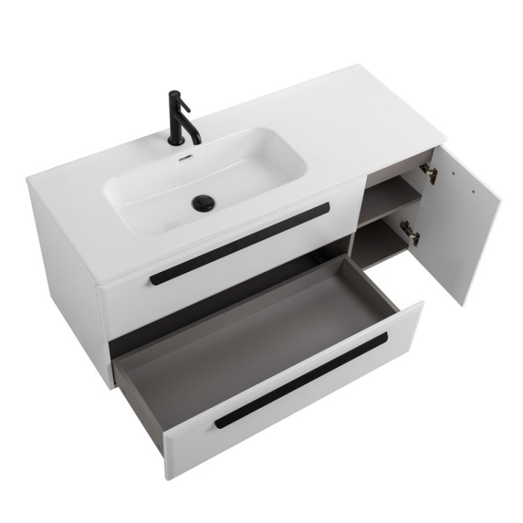 Керамическая раковина, чаша слева Cezares CZR-8095-120-L