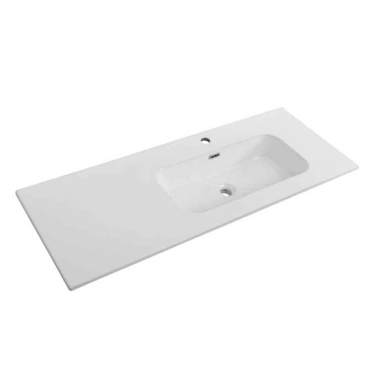 Керамическая раковина, чаша слева Cezares CZR-8095-120-L