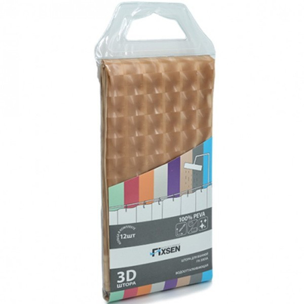 Штора для ванны Fixsen FX-3003A 180х180