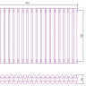 Отопительный радиатор Сунержа Эстет-11 500х990 22 секции Матовый чёрный
