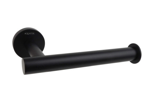 Бумагодержатель Aquatek матовый черный AQ4008MB Вега