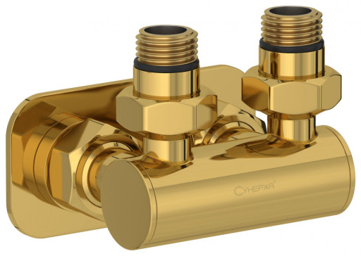 Модуль 2х1/2&quot; Сунержа угловой EU50 Золото