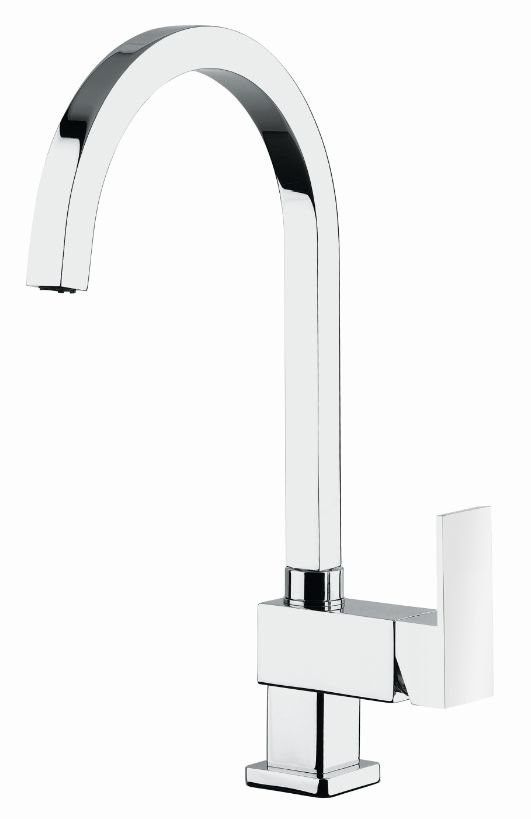 Смеситель для раковины однорычажный, высокий, без донного клапана Cezares UNIKA-LSM1-A-NOP-W0