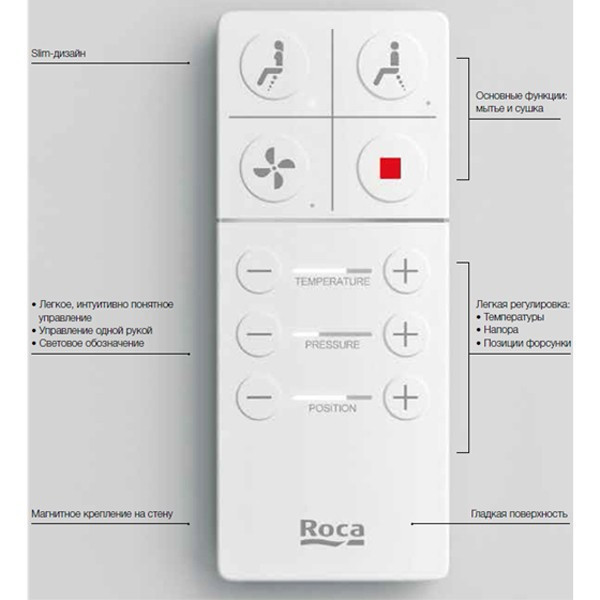 Унитаз-компакт Roca Inspira In-Wash 803061001