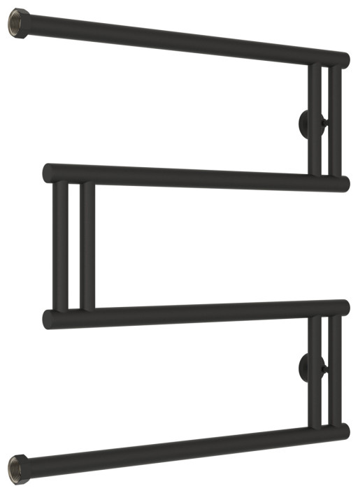 Полотенцесушитель водяной Сунержа High-Tech model &quot;M&quot; 600х600 Тёмный титан муар