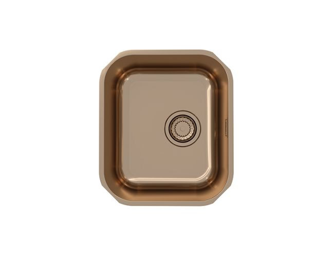 Мойка VARIANT MONARCH 40 COPPER 340X400X185 в компл. с выпуском без сифона,