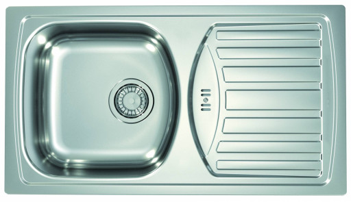 Мойка BASIC 150 NAT-90 NEW 780X435 в комплекте с сифоном  1130543,