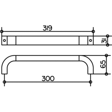 Поручень для ванны Keuco Edition 300  30007 010000